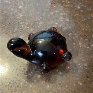 Mariano turtle paper weight vintage hand blown